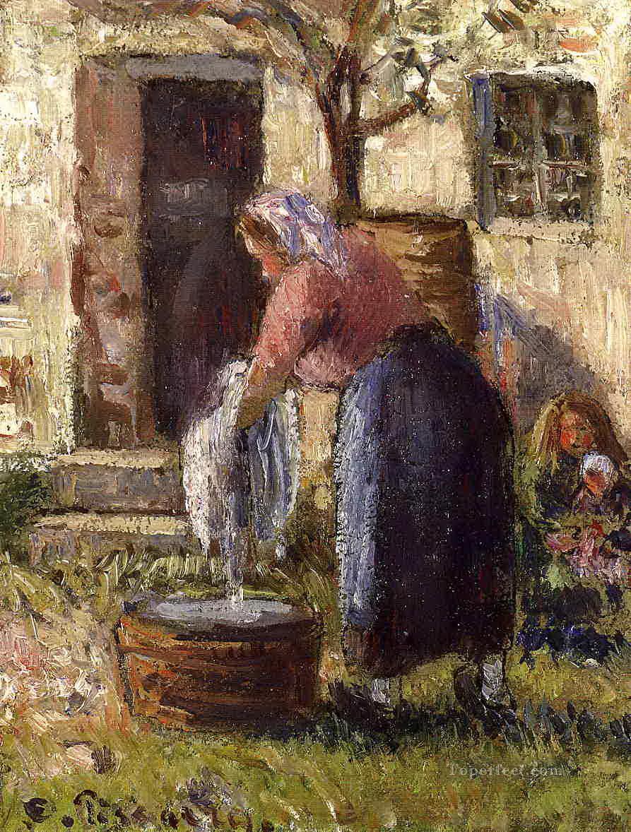 the laundry woman Camille Pissarro Oil Paintings